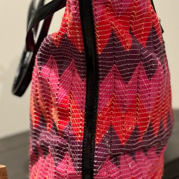 Kate Spade New York Multi-Colored Chevron Handbag - Picture 6 of 14